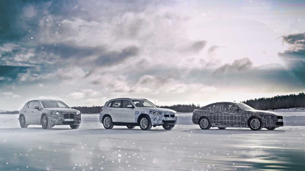 BMW iX3, i4 und iNEXT im Kältetest am Polarkreis
