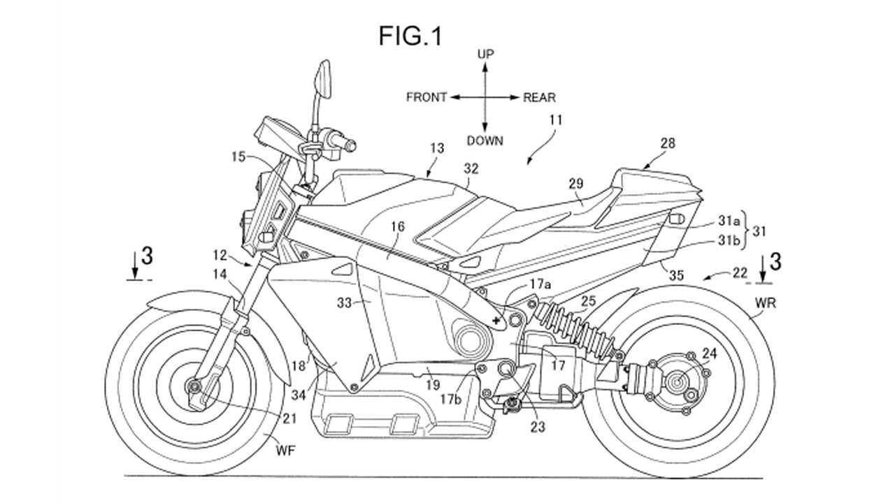 Honda Fuel Cell Motorcycle Patent