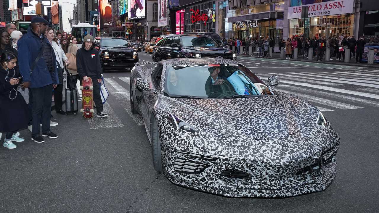 C8 Corvette Announcement New York