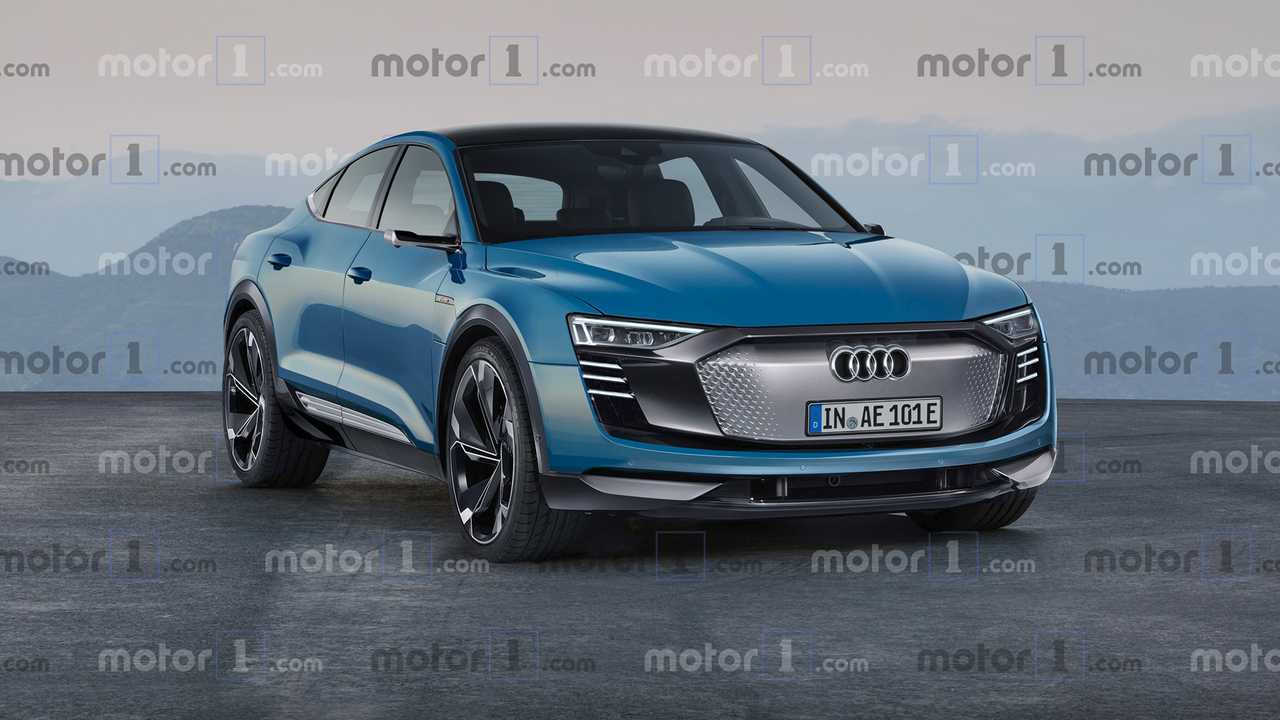Rendering des Audi e-tron Sportback (2019)