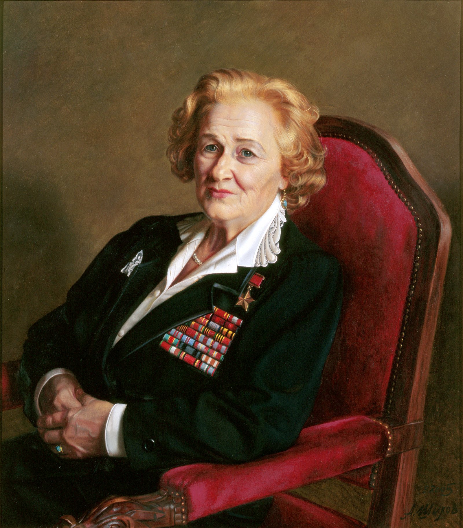 А. Шилов. Портрет Надежды Поповой. 2005 год