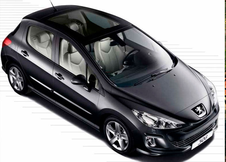 peugeot 308 2009 комплектация панорамная крыша