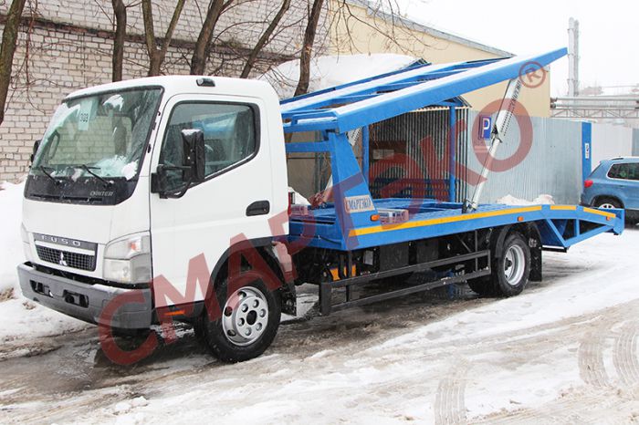 Эвакуатор-автовоз двухуровневый Шасси Mitsubishi Fuso FE85DG