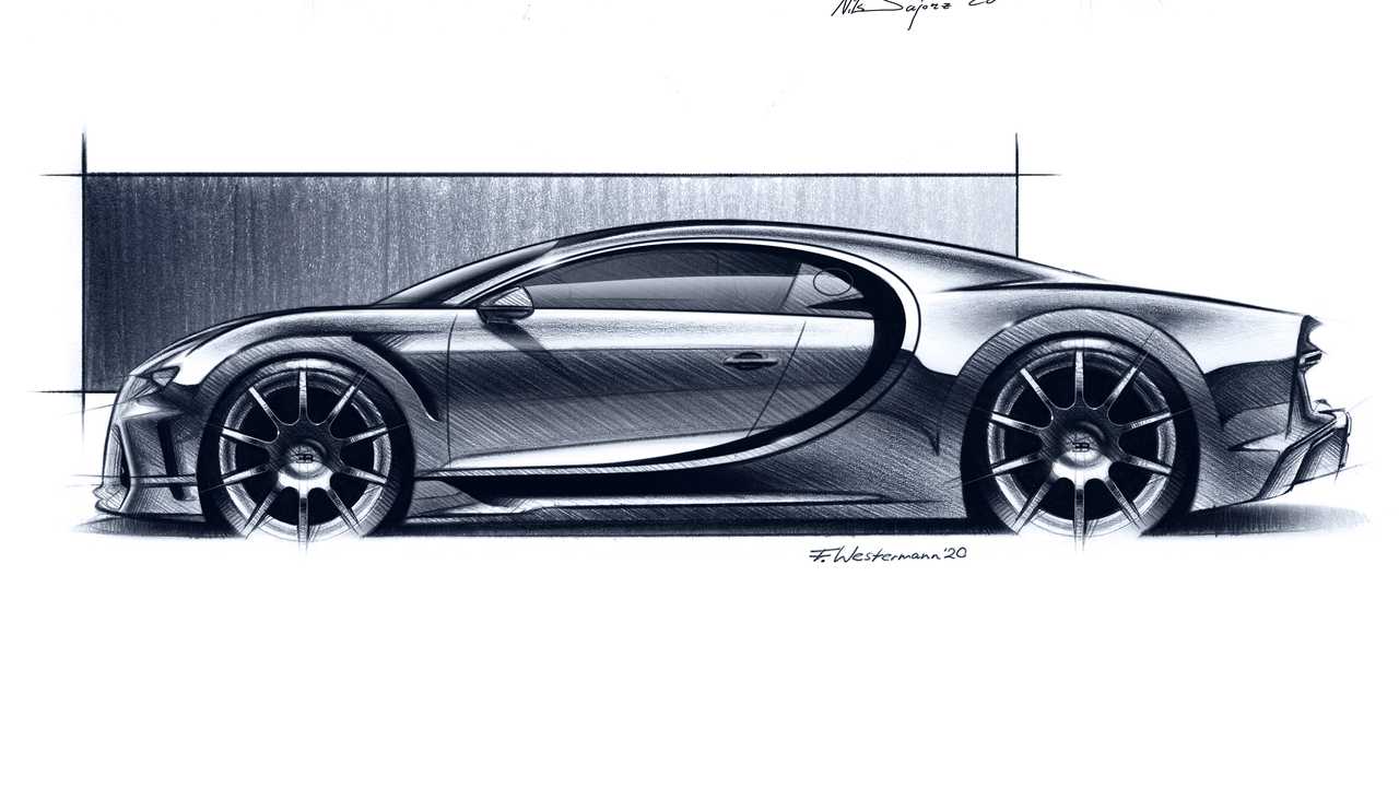 Гиперкар Bugatti Chiron super Sport 300