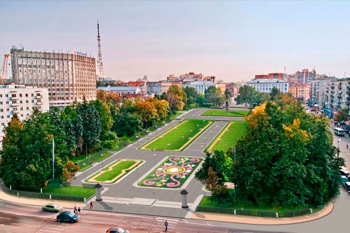 Площадь Горького Нижний Новгород