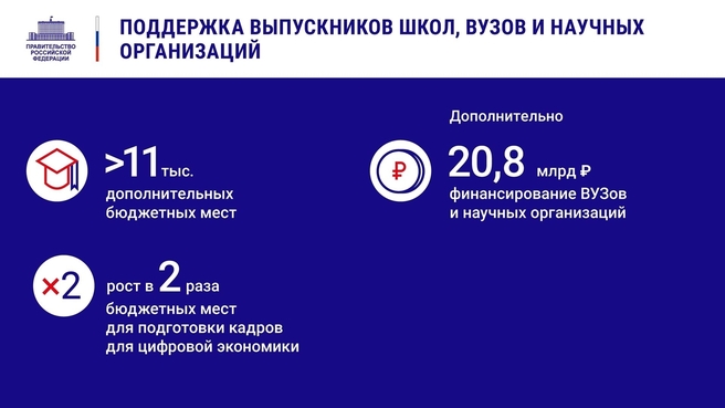 К отчёту о деятельности Правительства России за 2020 год. Слайд 14