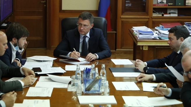 Александр Новак провёл совещание по газификации Мурманской области