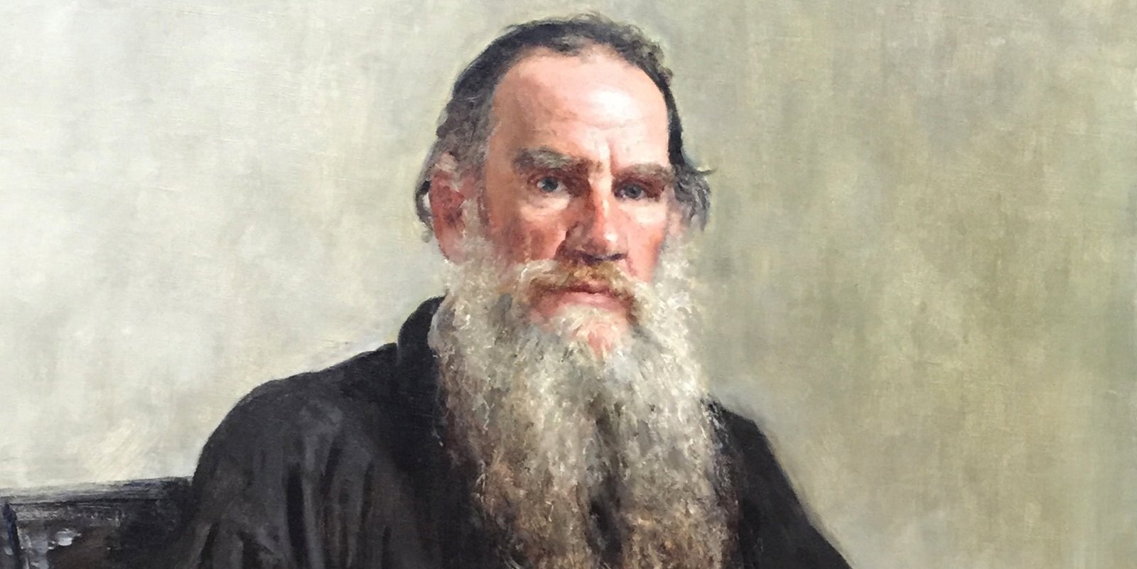 И. Репин. Портрет Льва Толстого. Фрагмент. 1887 год