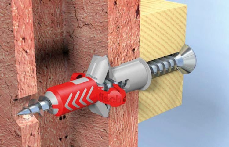 Как закрепить дюбель в пустотелом кирпиче