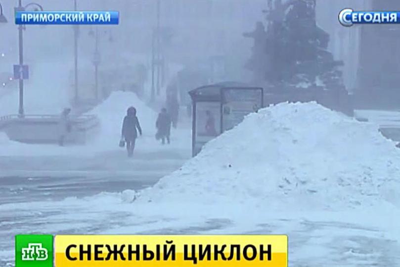 Сильный снегопад обрушится на Владивосток в указанный день