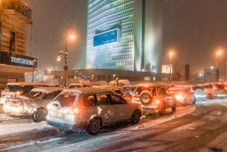 Синоптики изменили дату сильного снегопада во Владивостоке