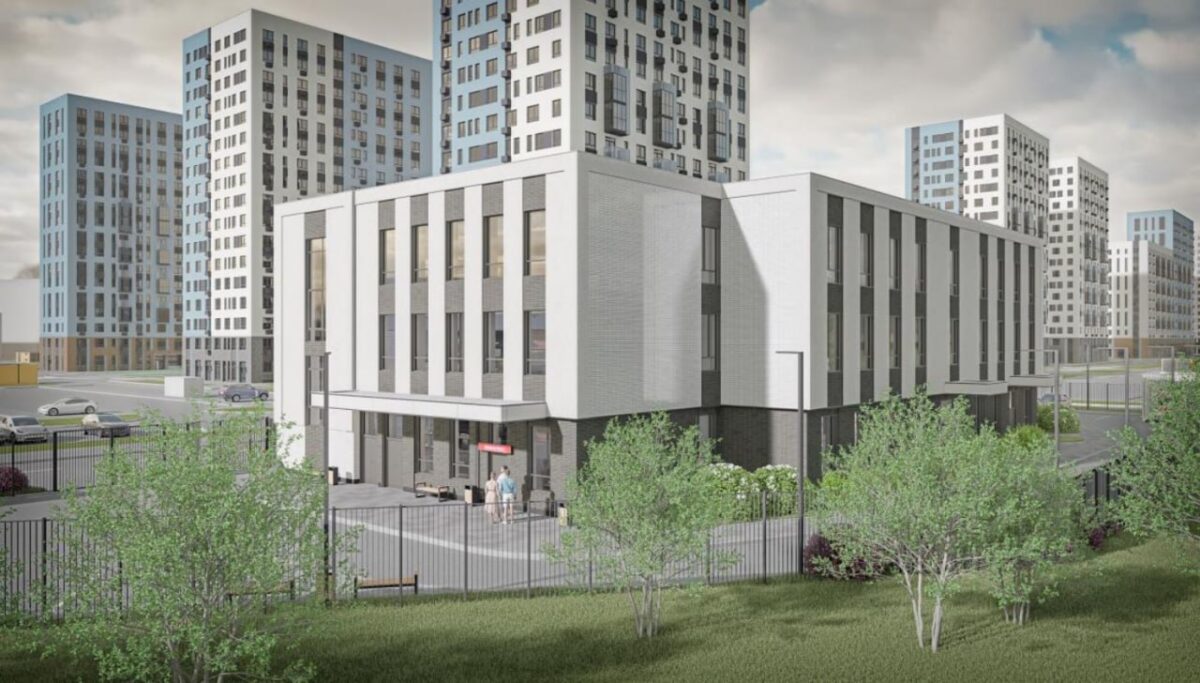 В Домодедове ведутся монолитные работы по строительству поликлиники